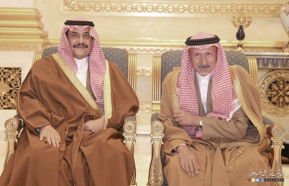 اصحاب السمو الملكي الامير محمد بن سعد والامير محمد بن فهد