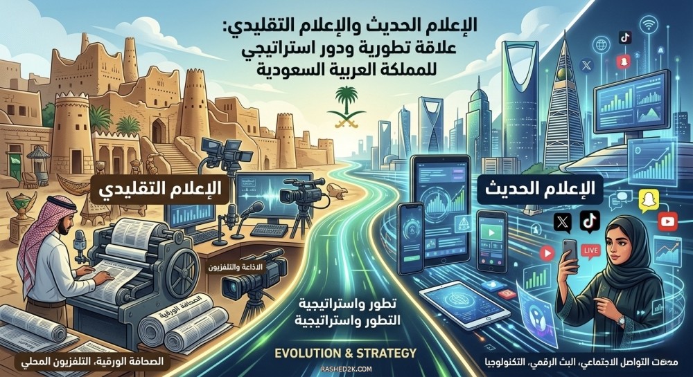 الإعلام الحديث والإعلام التقليدي: علاقة تطورية ودور استراتيجي للمملكة العربية السعودية الإعلام الحديث والإعلام التقليدي: علاقة تطورية ودور استراتيجي للمملكة العربية السعودية