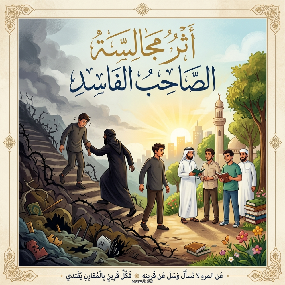 أثر مجالسة الصاحب الفاسد