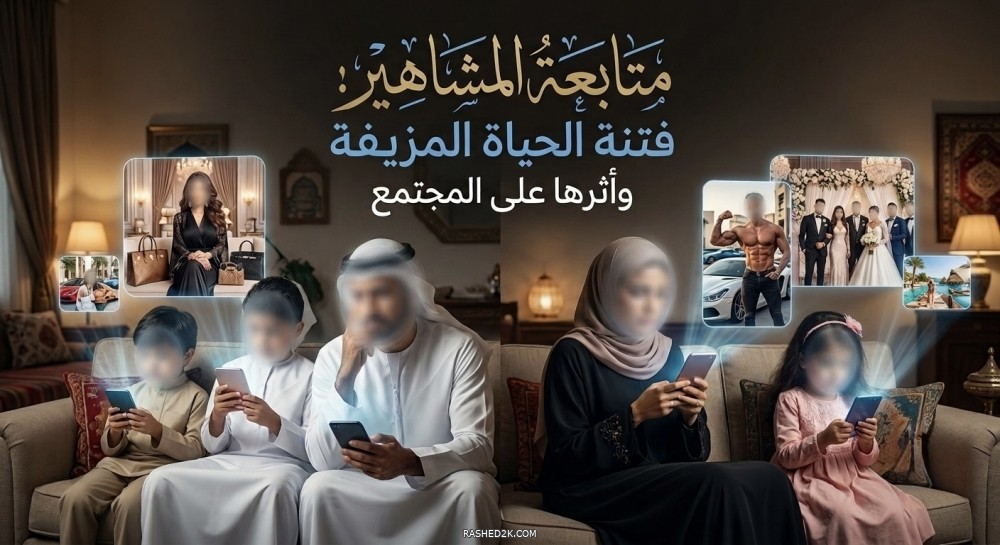‏متابعة المشاهير: فتنة الحياة المزيفة وأثرها على المجتمع
