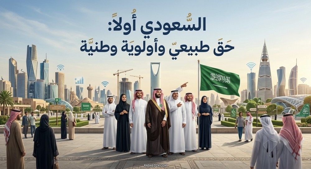 ‫السعودي أولاً: حق طبيعي وأولوية وطنية‬