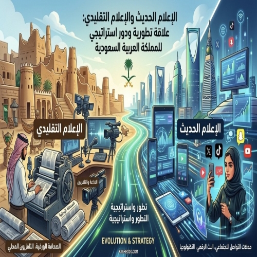 الإعلام الحديث والإعلام التقليدي: علاقة تطورية ودور استراتيجي للمملكة العربية السعودية