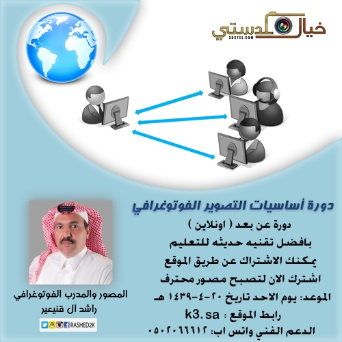 دورة أساسيات التصوير الفوتوغرافي-  اونلاين - ٧