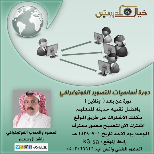 دورة أساسيات التصوير الفوتوغرافي-  اونلاين - ٩